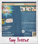 Poop Freeze 10oz label